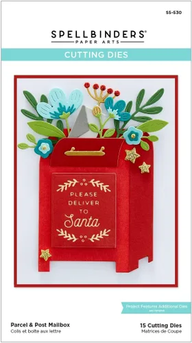 Vista 5 de Spellbinders Troqueles grabados - Buzón de paquete y correo postal