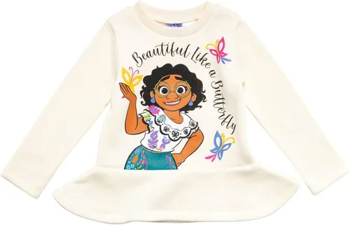 Vista 3 de Disney Encanto Mirabel Luisa Isabela - Conjunto de sudadera de forro polar y leggings para niñas pequeñas