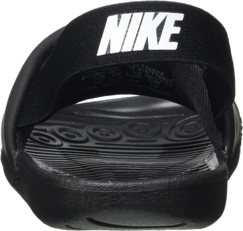 Vista 3 de Nike Zapatos Kawa Slide para bebés y niñas NegroNegroRosa Vivo