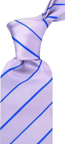 Vista 9 de Scott Allan - Corbatas de rayas para hombre - Corbata tejida para hombre
