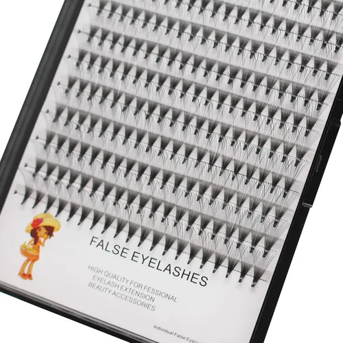 Vista 6 de Bodermincer 200 extensiones de pestañas postizas de volumen 20D de 0.003 in, 0.315-0.630 in para elegir, pestañas postizas individuales suaves