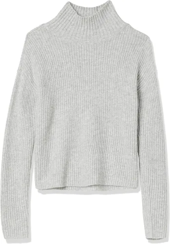 Vista 5 de Goodthreads Suéter de manga larga con cuello embudo elástico de calibre medio para mujer