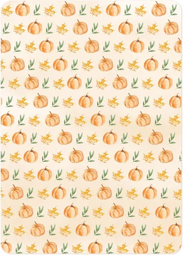 Vista 2 de M Market On Mainstreet Invitaciones de parche de calabaza y tarjetas de agradecimiento, incluyendo sobres, 25 unidades, fabricadas en los Estados