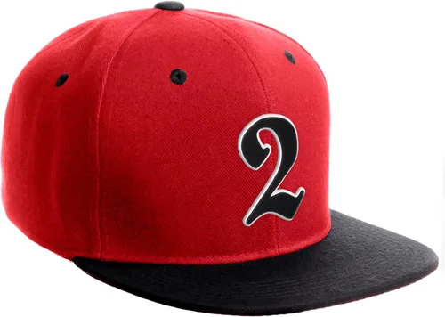 Vista 1224 de Daxton Gorra clásica con visera de billete plano con letras del alfabeto inglés antiguo de la A a la Z