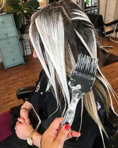Vista 6 de Framar Power Painter - Cepillo para teñir el cabello, herramientas de balayage Hair Dying Brush to Apply Hair Color, Blending Hair Color Brush