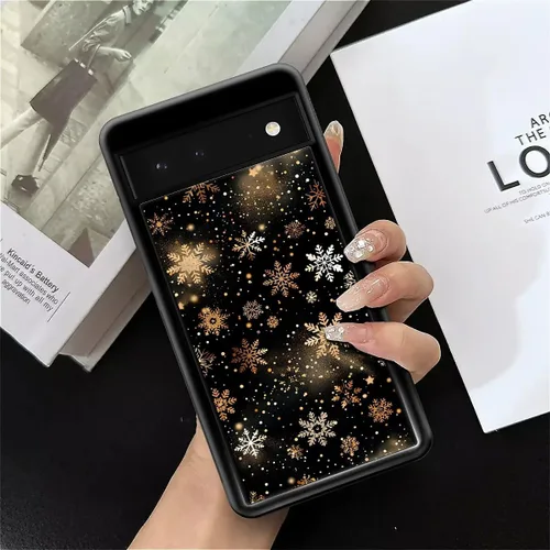 Vista 1584 de Compatible con Google Pixel 4A 5G Mobile Case Creative Acrylic Panel trasero Silicona Protección Grip especialmente diseñado para Google Pixel 4A 5G