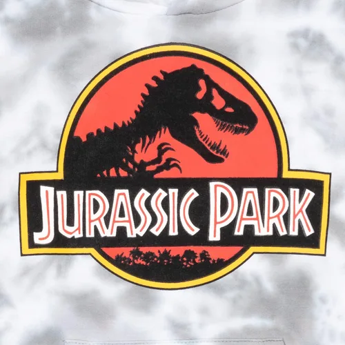 Vista 3 de Jurassic Park Sudadera con capucha de forro polar con logotipo para niños pequeños y grandes