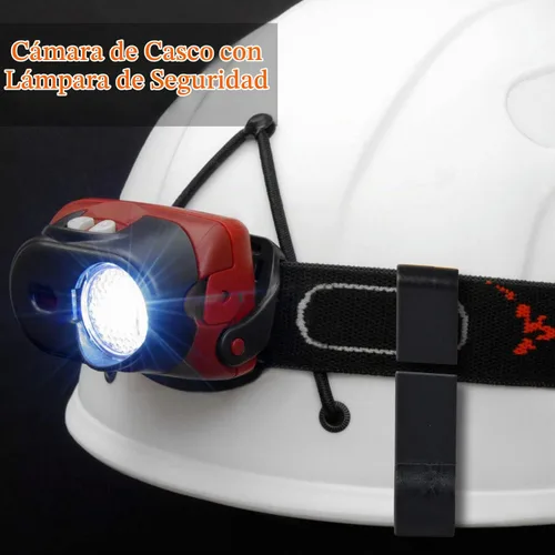 Vista 2 de Clips para faros con gancho para sombrero duro, accesorio de faro de casco duro