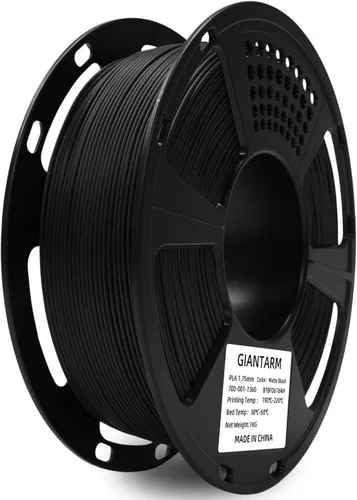 Vista 6 de GIANTARM Filamento de ácido poliláctico (PLA) para impresora 3D, carrete de 2.2 lbs, 0.07 in +/-0.001 in, 1080 pies por rollo, embalaje al vacío