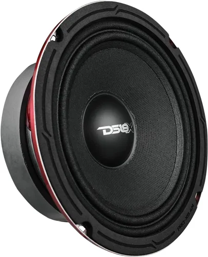 Vista 18 de Altavoz DS18 PRO de rango medio, cúpula en compresión de aluminio roja, altavoces de puerta de audio de alta calidad para auto o camión sistema