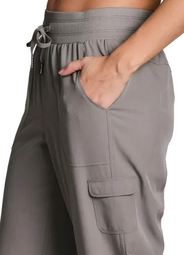 Vista 46 de RBX - Pantalón capri deportivo con cordón,ligero, con bolsillos y estilo cargo, para mujer