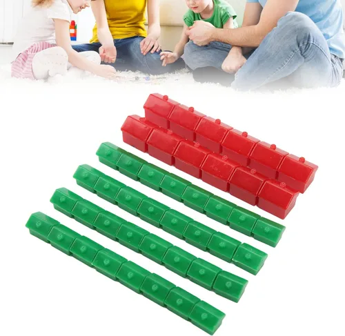 Vista 5 de VGEBY Game Replacement Pieces, Game Plastic Hotels Houses Game Piece Supplement Accessories Replacement Pieces Game Pieces Houses