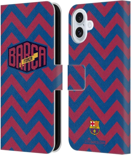 Vista 24 de Head Case Designs Funda de piel con licencia oficial del FC Barcelona con logotipo y patrón de Forca Barca, compatible con Apple iPhone 11