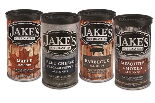 Vista 16 de Jake's Nut Roasters - Almendras para barbacoa (paquete de 2) almendras sazonadas tostadas secas enteras - Bocadillo alto en proteínas con sabor a