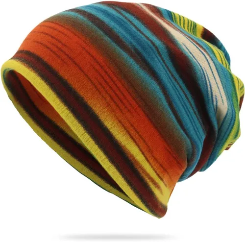 Vista 2 de Gorro holgado para mujer, gorro de satén con forro de satén para dormir, gorro de quimioterapia, gorro envolvente para la cabeza