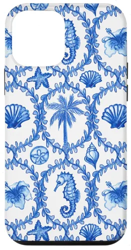 Vista 16 de Funda con estampado hawaiano para iPhone 16, nieta costera, niña de coco