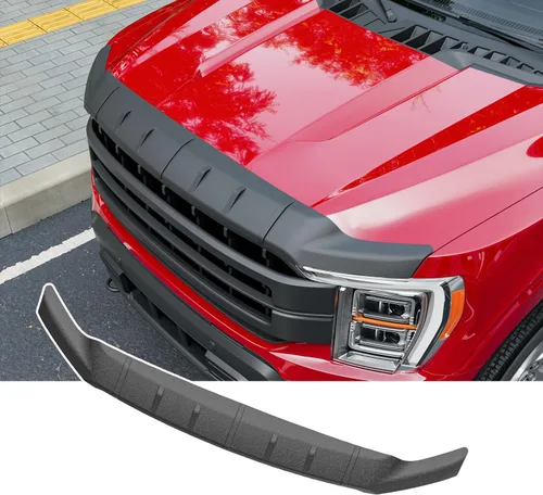 Vista 9 de powoq Deflector de capó compatible con Jeep Wrangler JK 2007-2018