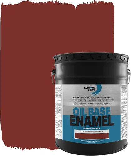 Vista 15 de Pintura esmaltada a base de aceite de 1 cuarto de galón en gris acorazado 32150-2