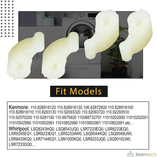 Vista 3 de Seentech Lifetime 80040 Perros para agitador de lavadora - Compatible con lavadoras Whirlpool y Kenmore – Reemplaza: 285612 AP3119063, 285770