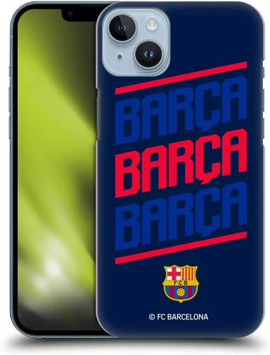 Vista 9 de Head Case Designs Funda rígida con licencia oficial del FC Barcelona Barca Crest Graphics compatible con Apple iPhone 14 Plus