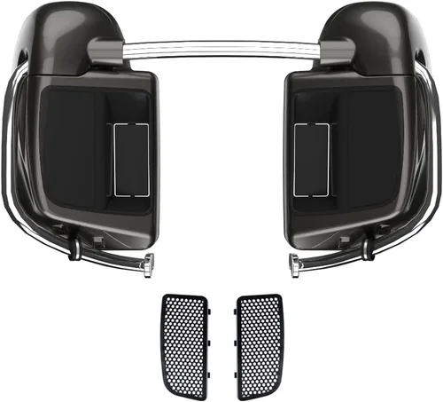 Vista 54 de Kits de calentadores de piernas con ventilación y combinación de color con guantera para Harley Davidson Touring Street Road King Glide FLTR 2014