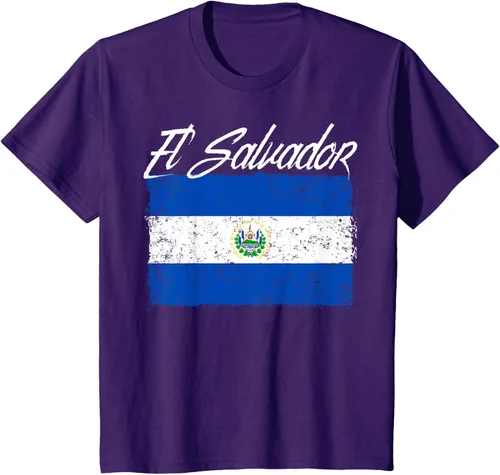 Vista 26 de Camiseta Salvadoreña Bandera El Salvador