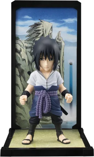 Vista 2 de Bandai Tamashii Nations Buddies Sasuke Uchiha "Naruto Shippuden" Figura de acción