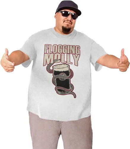 Vista 3 de Mens Large Size T Shirt Basic Camping Short Sleeve Full Season Tee