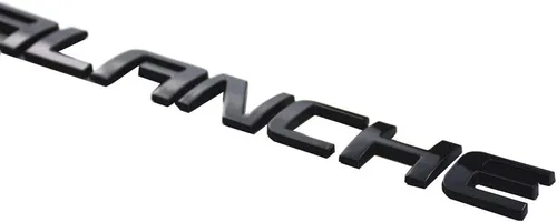 Vista 3 de Aimoll - 1 placa de identificación de avalancha de repuesto para GM Chevrolet (negro)