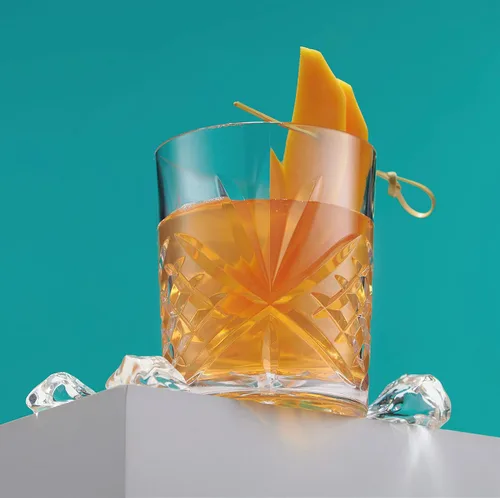 Vista 2 de Godinger Old Fashioned - Vasos de whisky para beber, acrílico inastillable y reutilizable, colección Dublín, juego de 4