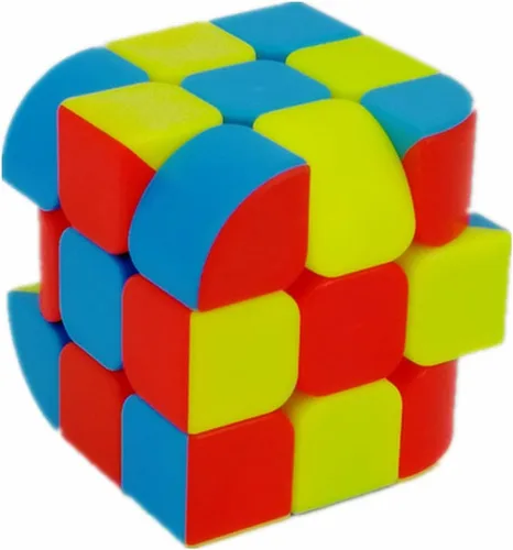 Vista 4 de CuberSpeed Curve 3X3 - Cubo de velocidad sin adhesivo Penrose Cube Puzzle