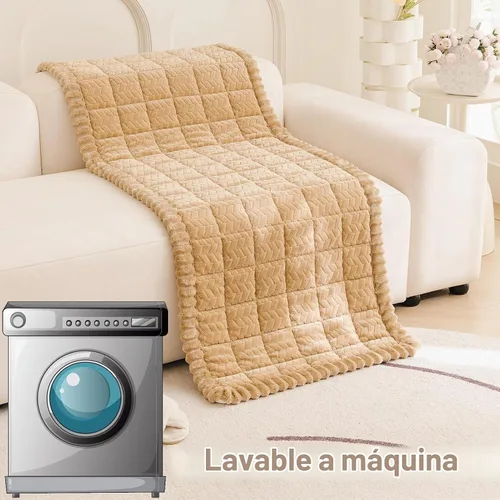 Vista 4 de Mivnue - Funda protectora para sofá para mascotas, fundas lavables y antideslizantes para sofás y sillones, alfombrilla para perros