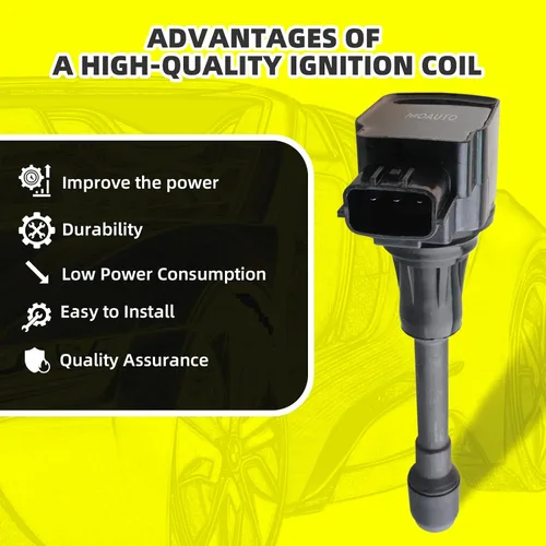 Vista 2 de Juego de 6 bobinas de encendido UF617 22448-EY00A y 6 bujías de iridio compatibles con Nissan Infiniti 370Z G37 M37 Q50 Q60 Q70 QX50 QX70 - V6 3.7L