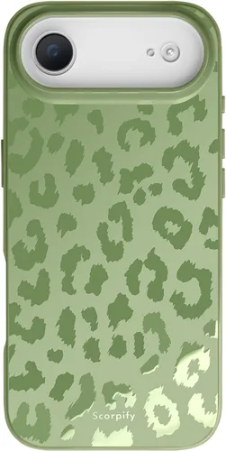 Vista 9 de SCORPIFY - Funda para iPhone 17 Pro Max Leopardo negro transparente LP-Negro Transparente Leopardo