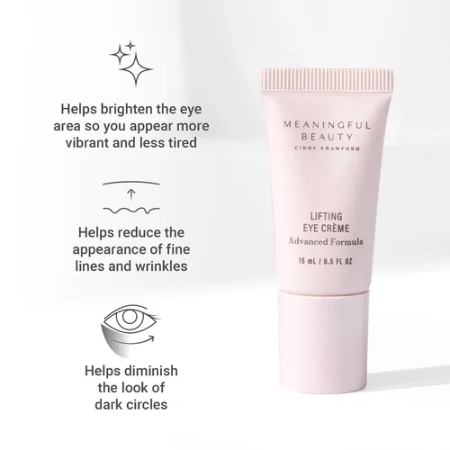Vista 3 de Meaningful Beauty Lifting Eye Crème Fórmula avanzada bajo cuidado