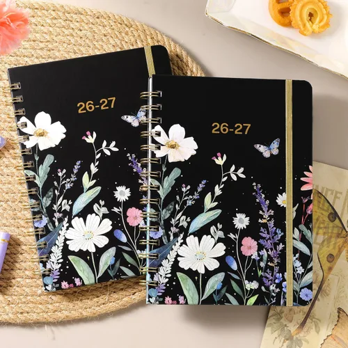 Vista 2 de Planner 2026-2027 - Weekly & Monthly Planner, Academic Planner 2026-2027 BLACK-67