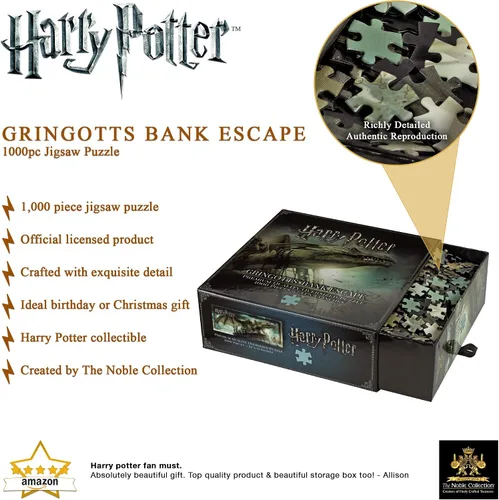 Vista 3 de The Noble Collection Harry Potter Gringotts™ Bank Escape Puzzle