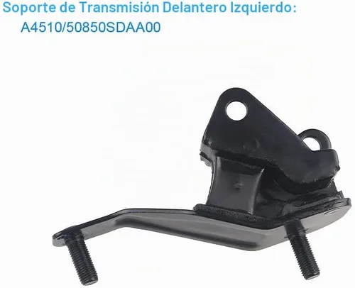 Vista 6 de Soporte de transmisión del motor del motor de 6 piezas compatible con Honda Accord 2.4L