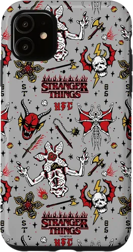 Vista 8 de Stranger Things Demogorgon Hellfire Club - Funda con patrón para iPhone 17