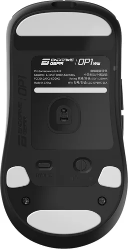 Vista 8 de ENDGAME GEAR OP1we - Mouse inalámbrico para juegos, microcontrolador CompX CX52850, sensor óptico Pixart PAW3370, compatible con la mod, diseño