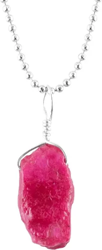 Vista 14 de Collar con colgante delicado de piedras preciosas multicolor