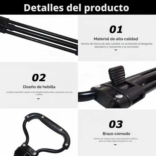 Vista 4 de Mango de repuesto de repuesto para carrito de camioneta, adecuado para accesorios de mango de carrito de campamento al aire libre (no incluye vagón)