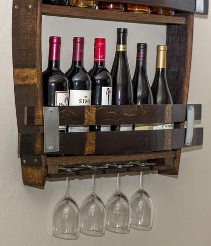 Vista 4 de Estante del whisky, estante del bourbon, estante del vino