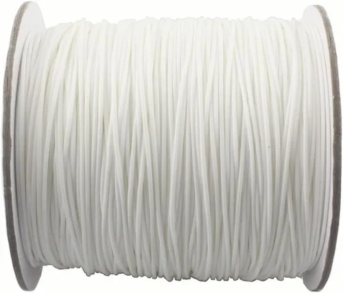 Vista 37 de Cordón de poliéster encerado para hacer joyas, cuerda encerada con carrete para hilo de manualidades (negro, 0.020 in (150 yardas))