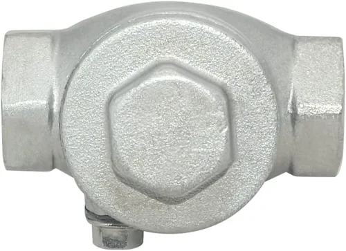 Vista 6 de 1/2" Válvula de retención de giro de acero inoxidable SS316, rosca hembra NPT x hembra, WOG 200 PSI PN16 CF8M