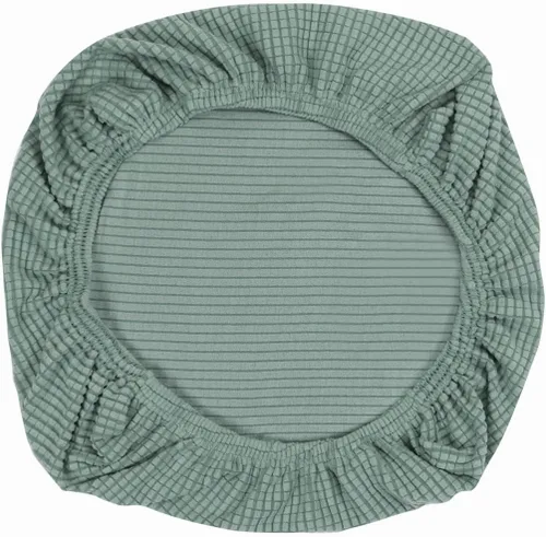 Vista 11 de Yikko - Fundas elásticas de jacquard con licra, con textura de grano de maíz, para sillas, aptas para oficina, comedor, bar, fundas para asientos