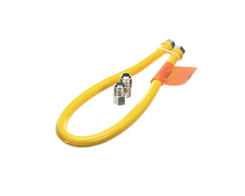 Vista 2 de Dormont 1650NPFS36 36" X 1/2" Stationary Gas Connector Kit