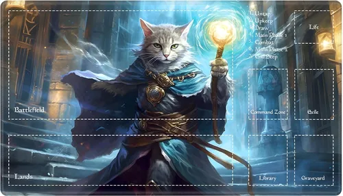 Vista 143 de Alfombra de juego con zonas para juego de cartas MTG, alfombras de juego de mesa, alfombras de juego de mesa de Magic, 61x35.5 cm, alfombra de juego