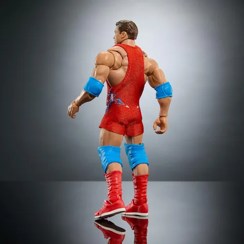 Vista 6 de Mattel WWE Ultimate Edition - Figura de acción y accesorios, juego coleccionable de ángulo Kurt de 6 pulgadas, cabezas y manos intercambiables