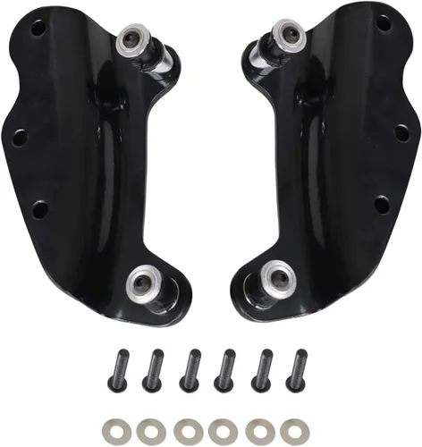 Vista 9 de Kits de hardware de acoplamiento de 4 puntos Soporte de respaldo compatible Negro